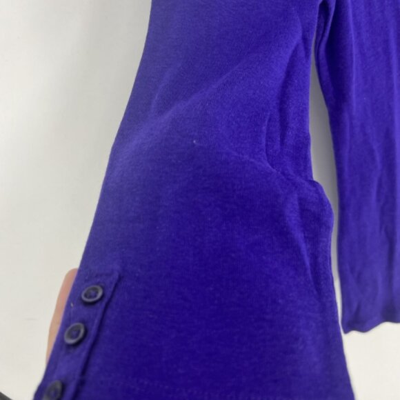 Gap - Supersoft Boatneck 3/4 Sleeve Tee 510814-00 | Medium | Navy Uniform Blue - Picture 4 of 6